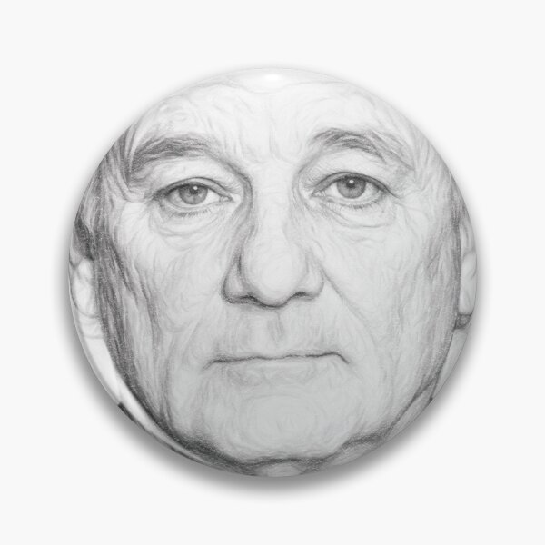 Item preview, Iconic Comedy Actor Black and White Pencil Portrait designed and sold by Leon Woods Pencil Art.