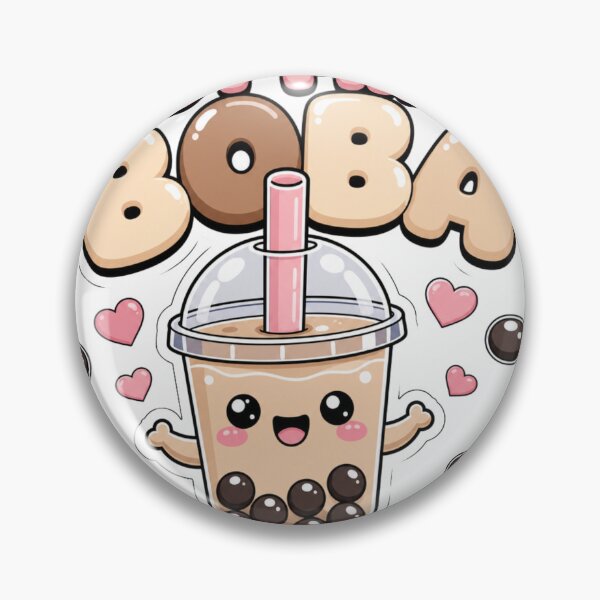 Item preview, But First Boba Kawaii Bubble Tea Saying designed and sold by BoosterShop.