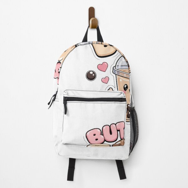 Item preview, But First Boba Kawaii Bubble Tea Saying designed and sold by BoosterShop.