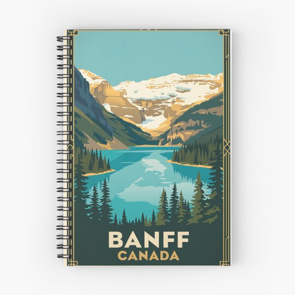 Item preview, Banff Canada Vintage Travel Poster designed and sold by Bomax121.