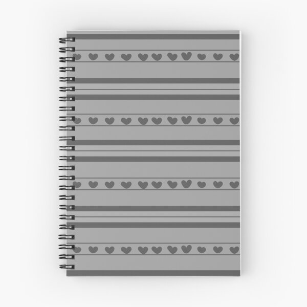 Item preview, Gray & Dark Gray Hearts in Stripes designed and sold by KSimpson838.