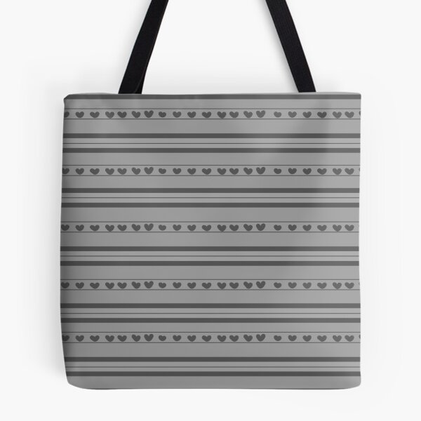 Item preview, Gray & Dark Gray Hearts in Stripes designed and sold by KSimpson838.