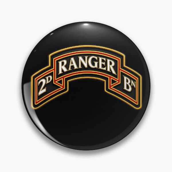 Item preview, Army - 2nd Ranger Battalion - Ranger Scroll - 3D - Enhanced designed and sold by Military Insignia Products.