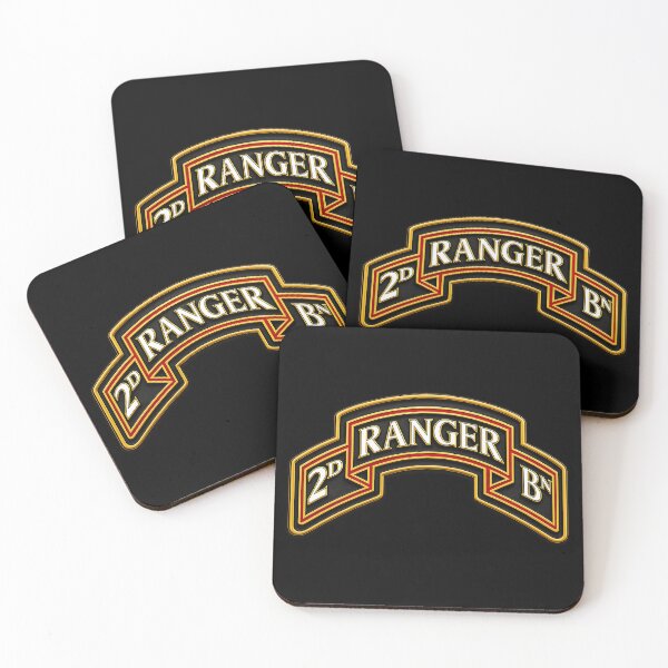 Item preview, Army - 2nd Ranger Battalion - Ranger Scroll - 3D - Enhanced designed and sold by Military Insignia Products.