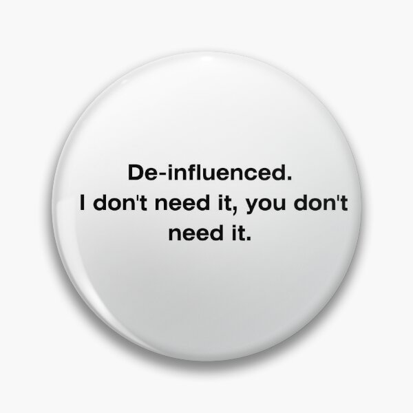 Item preview, De-influenced Minimalist Aesthetic Typography Quote designed and sold by EmiliaKup.