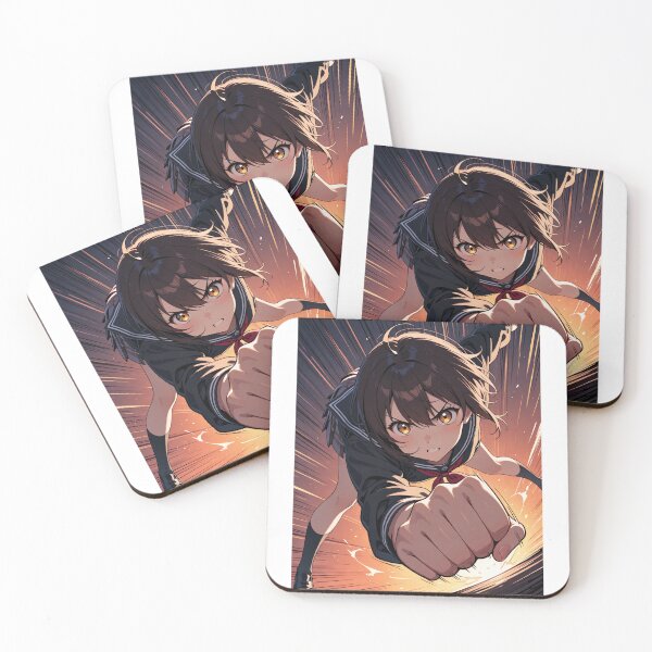 Item preview, Manga - Stylish Female Character, Vibrant Illustration Energy designed and sold by AnimeShin.