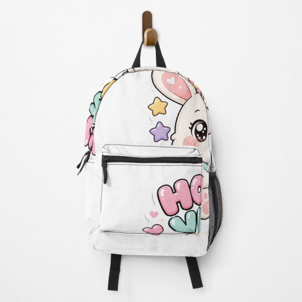 Item preview, Hoppy Vibes Only Kawaii bunny saying designed and sold by BoosterShop.