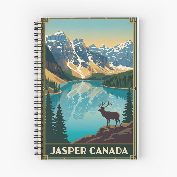 Item preview, Jasper Canada Vintage Travel Poster designed and sold by Bomax121.