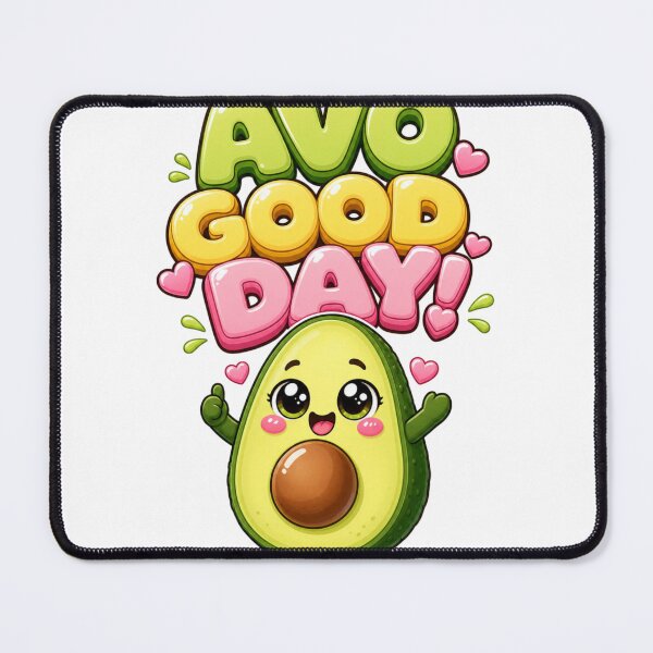 Item preview, Avo Good Day Kawaii Avocado Saying designed and sold by BoosterShop.
