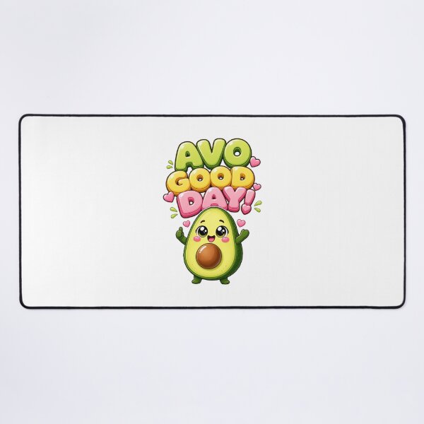 Item preview, Avo Good Day Kawaii Avocado Saying designed and sold by BoosterShop.