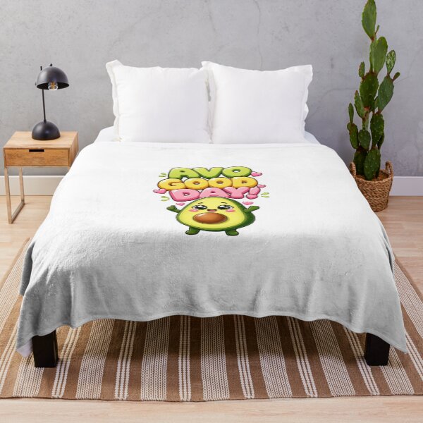 Item preview, Avo Good Day Kawaii Avocado Saying designed and sold by BoosterShop.