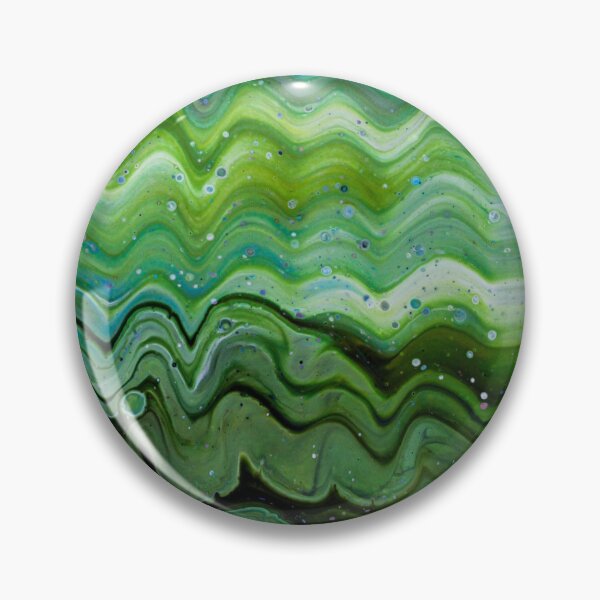 Item preview, Abstract Green Blue Landscape Fluid Cell Design designed and sold by BuckaBaby.