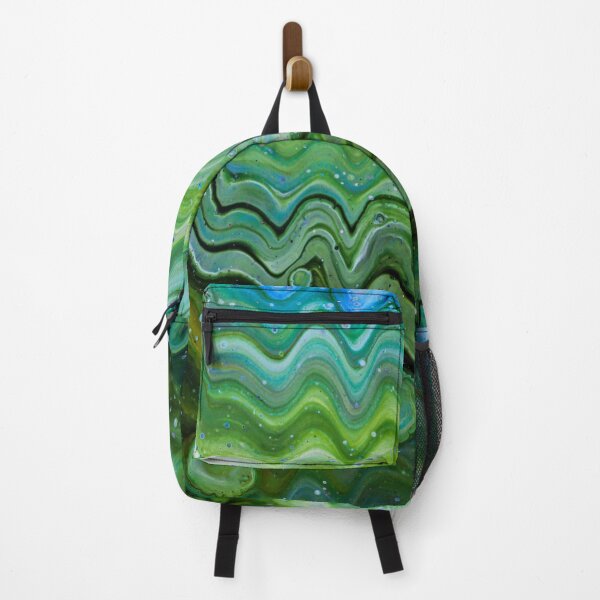 Item preview, Abstract Green Blue Landscape Fluid Cell Design designed and sold by BuckaBaby.