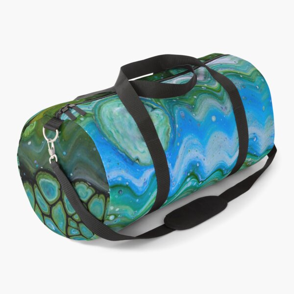 Item preview, Abstract Green Blue Landscape Fluid Cell Design designed and sold by BuckaBaby.