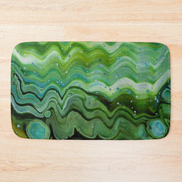 Item preview, Abstract Green Blue Landscape Fluid Cell Design designed and sold by BuckaBaby.