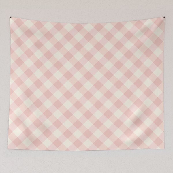 Item preview, Blush Windowpane Plaid Pattern designed and sold by WEBiC-ART Creative Studio.