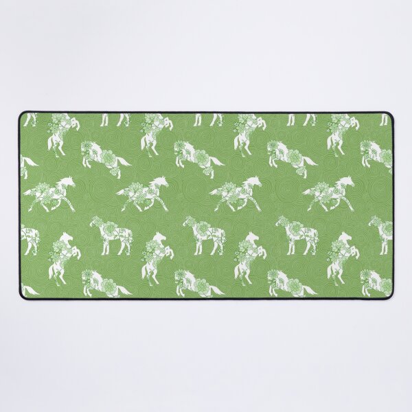 Item preview, Spring Stallion -Monochrome Spring Olive designed and sold by Fabricatemyart.