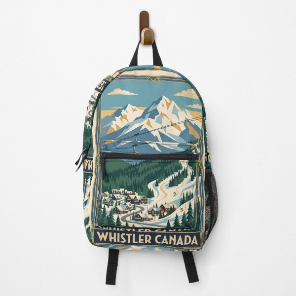 Item preview, Whistler Canada Vintage Travel Poster designed and sold by Bomax121.