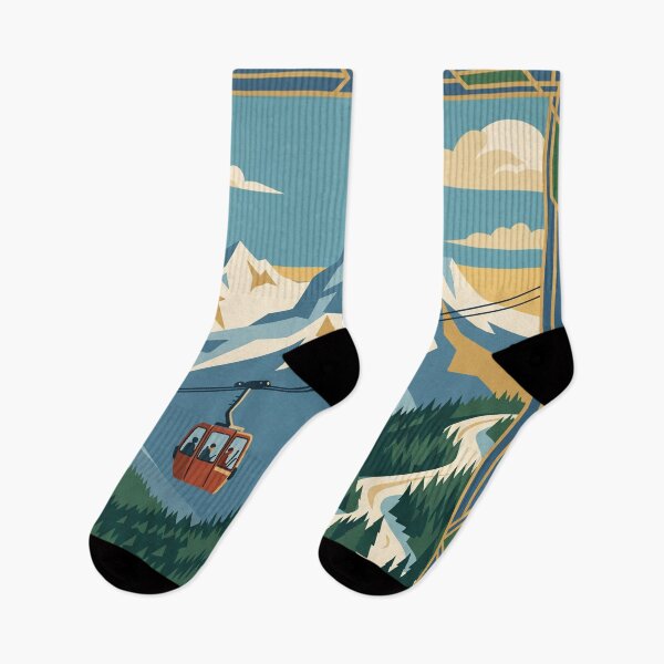 Item preview, Whistler Canada Vintage Travel Poster designed and sold by Bomax121.