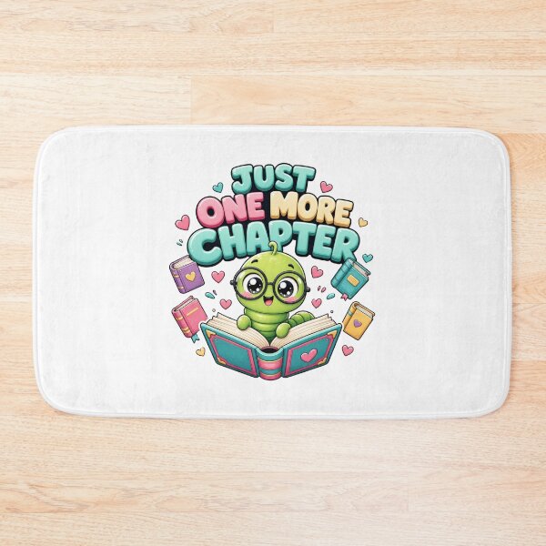 Item preview, Just One More Chapter Kawaii Bookworm Bookworm designed and sold by BoosterShop.