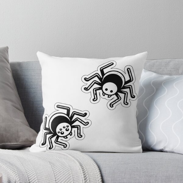 Item preview, little spiders in black and white (halloween) designed and sold by YumeKitsune.