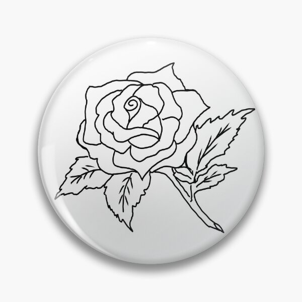 Item preview, Vintage Rose outline designed and sold by LeAndrasPlace.