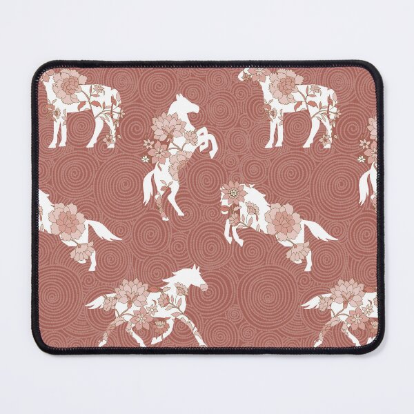 Item preview, Spring Stallion -Monochrome Rustic Rose designed and sold by Fabricatemyart.