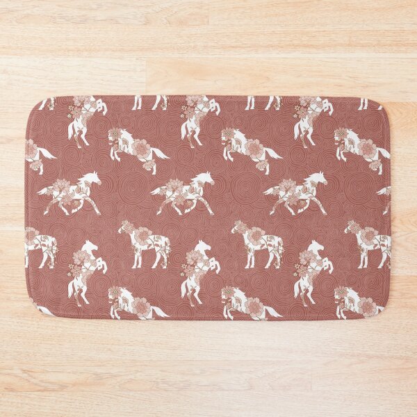 Item preview, Spring Stallion -Monochrome Rustic Rose designed and sold by Fabricatemyart.