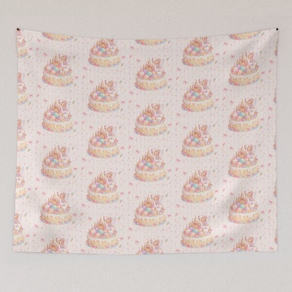 Item preview, Pastel Ice Cream Fantasy Cake | Kawaii Fairy Dessert Castle designed and sold by looplandger.