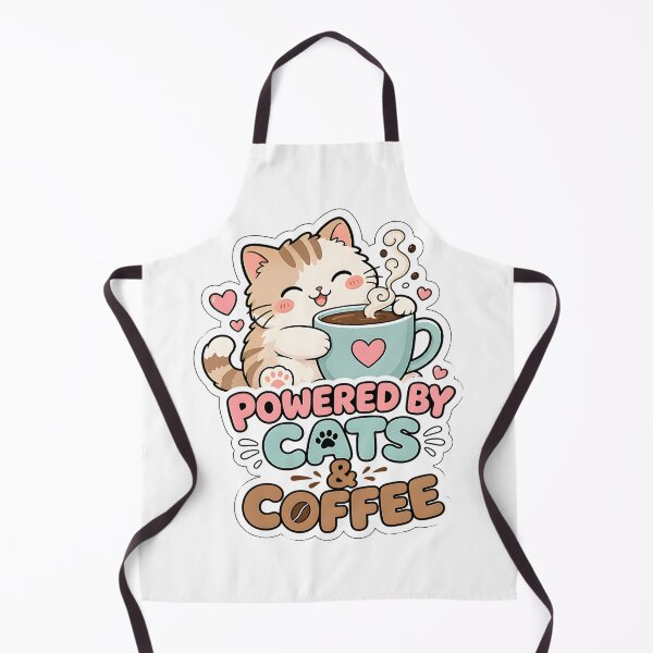 Item preview, Powered by Cats and Coffee designed and sold by BoosterShop.