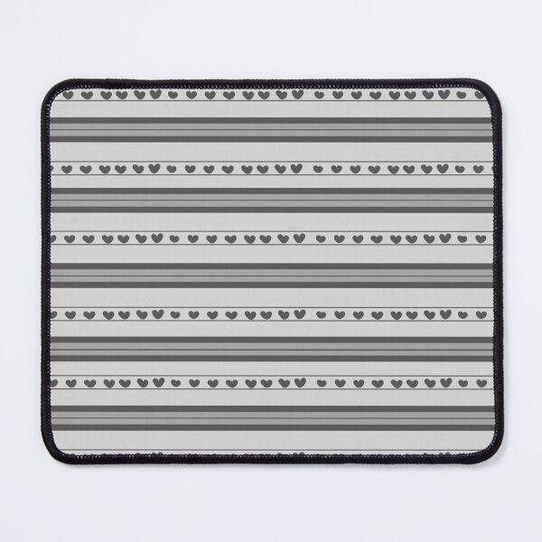 Item preview, Light Gray & Gray Hearts in Stripes designed and sold by KSimpson838.