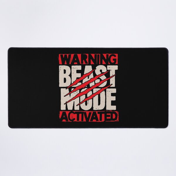 Item preview, Beast Mode Activated Bold Grunge Motivation Design designed and sold by TipTop GFX.