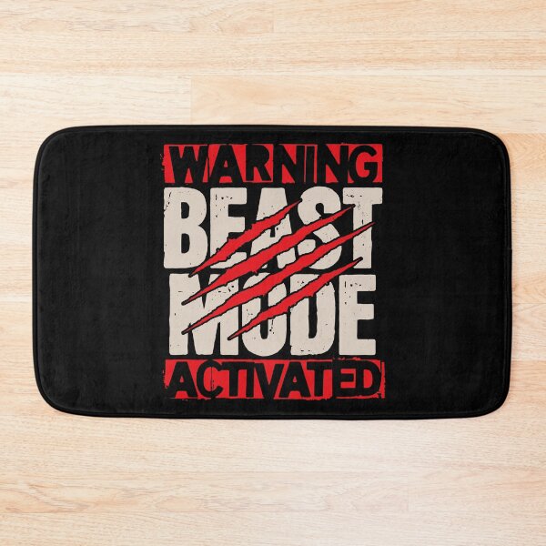 Item preview, Beast Mode Activated Bold Grunge Motivation Design designed and sold by TipTop GFX.