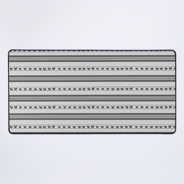 Item preview, Light Gray & Gray Hearts in Stripes designed and sold by KSimpson838.