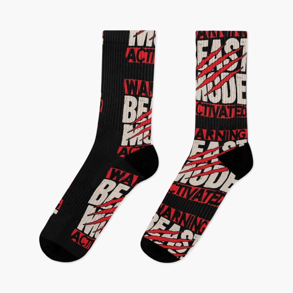 Item preview, Beast Mode Activated Bold Grunge Motivation Design designed and sold by TipTop GFX.