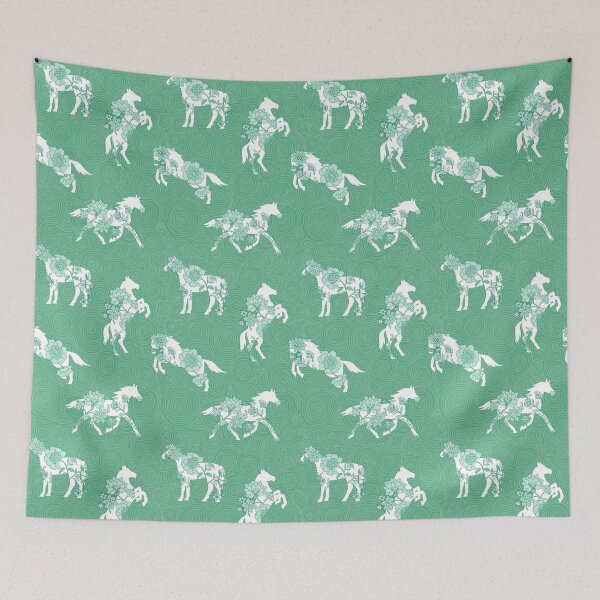 Item preview, Copy of Spring Stallion -Black Multi designed and sold by Fabricatemyart.