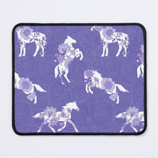 Item preview, Spring Stallion -Monochrome Royal Violet designed and sold by Fabricatemyart.