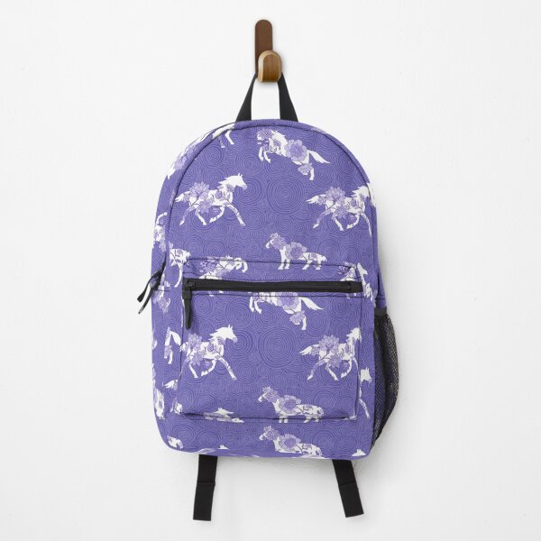 Item preview, Spring Stallion -Monochrome Royal Violet designed and sold by Fabricatemyart.