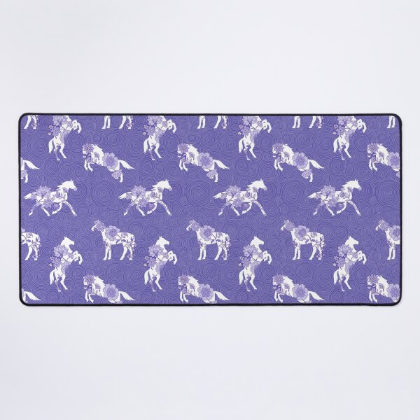 Item preview, Spring Stallion -Monochrome Royal Violet designed and sold by Fabricatemyart.