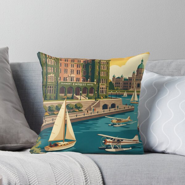 Item preview, Victoria Canada Vintage Travel Poster designed and sold by Bomax121.
