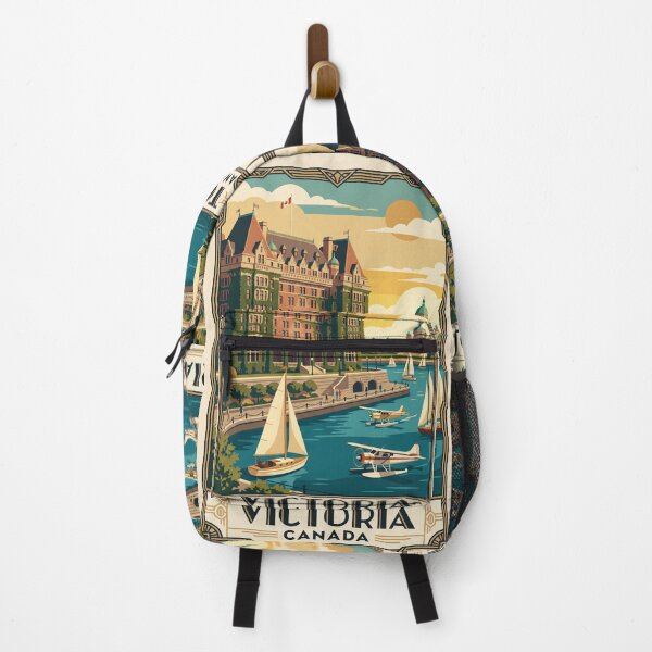 Item preview, Victoria Canada Vintage Travel Poster designed and sold by Bomax121.