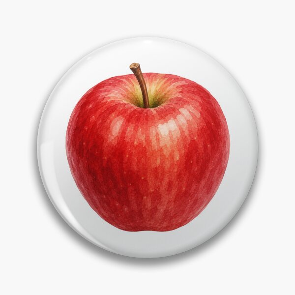 Item preview, Vintage Watercolor Red Apple | Botanical Apple Illustration designed and sold by Ethereal-Rain.
