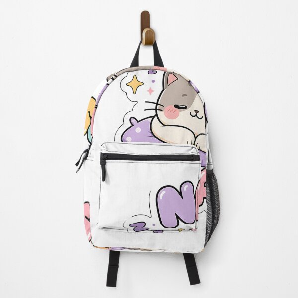 Item preview, Naps and Snacks Lazy Kawaii Cat Saying designed and sold by BoosterShop.