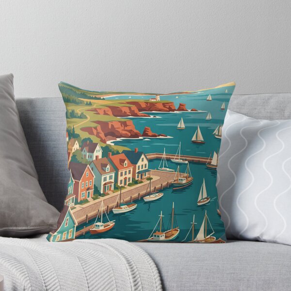 Item preview, Charlottetown Canada Vintage Travel Poster designed and sold by Bomax121.