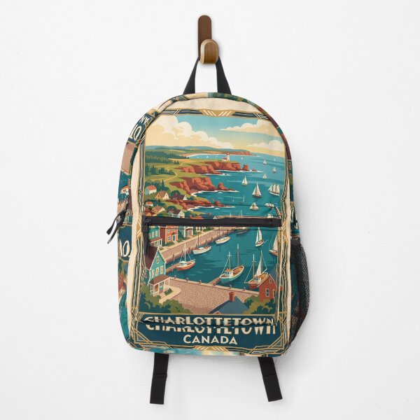 Item preview, Charlottetown Canada Vintage Travel Poster designed and sold by Bomax121.