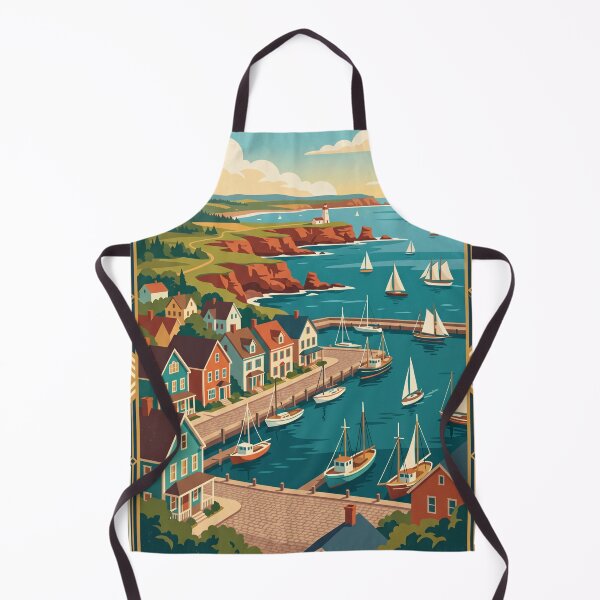 Item preview, Charlottetown Canada Vintage Travel Poster designed and sold by Bomax121.