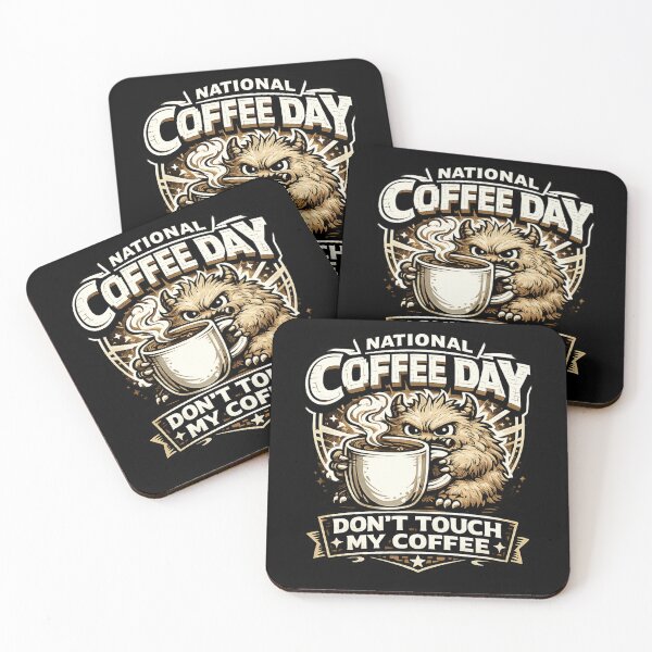 Item preview, Don't Touch My Coffee National Coffee Day T-Shirt - Funny Grumpy Design designed and sold by irfanshikh.