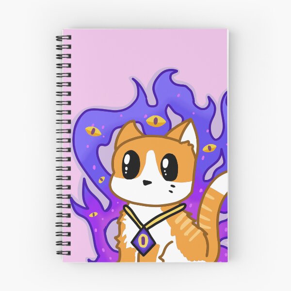Item preview, Orange Magic Cat | Dark Fantasy designed and sold by Kartepy.