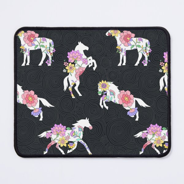 Item preview, Spring Stallion -Black Multi designed and sold by Fabricatemyart.