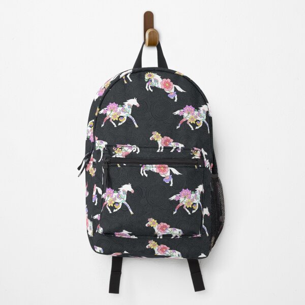 Item preview, Spring Stallion -Black Multi designed and sold by Fabricatemyart.